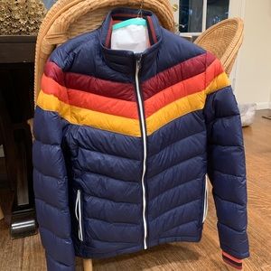 Marine Layer mens navy puffer
